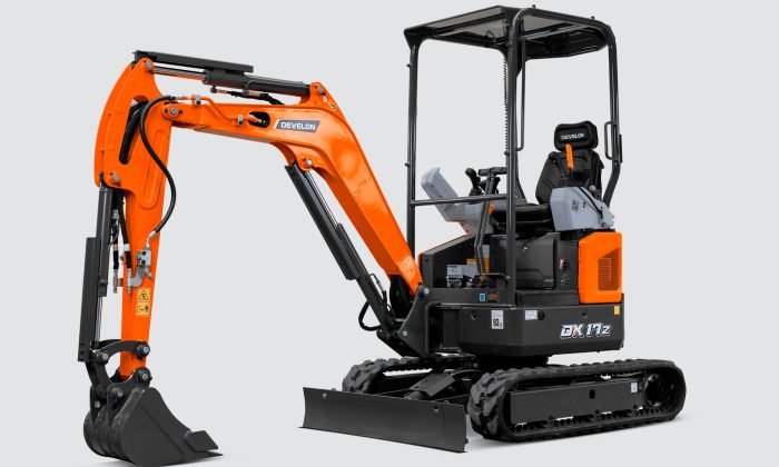 Mini-escavadora DX17Z-7