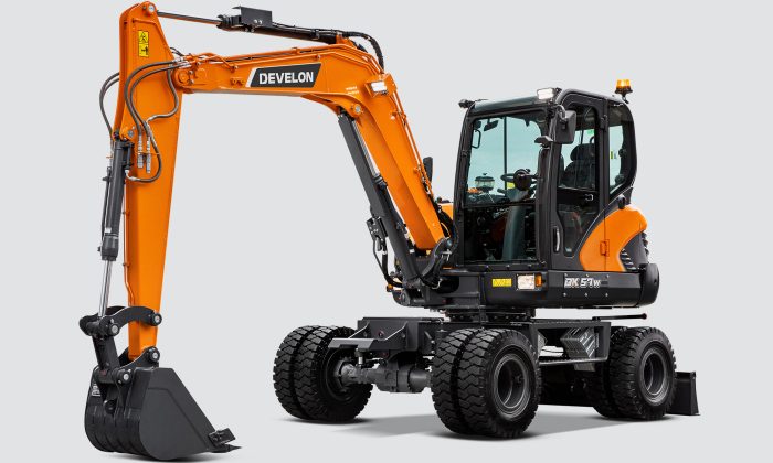 Mini-escavadora DX57W-7