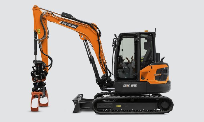 Mini-escavadora DX63-7